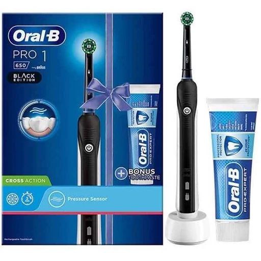 مسواک برقی اورال بی Oral-B سری Pro1 مدل 650 کراس اکشن