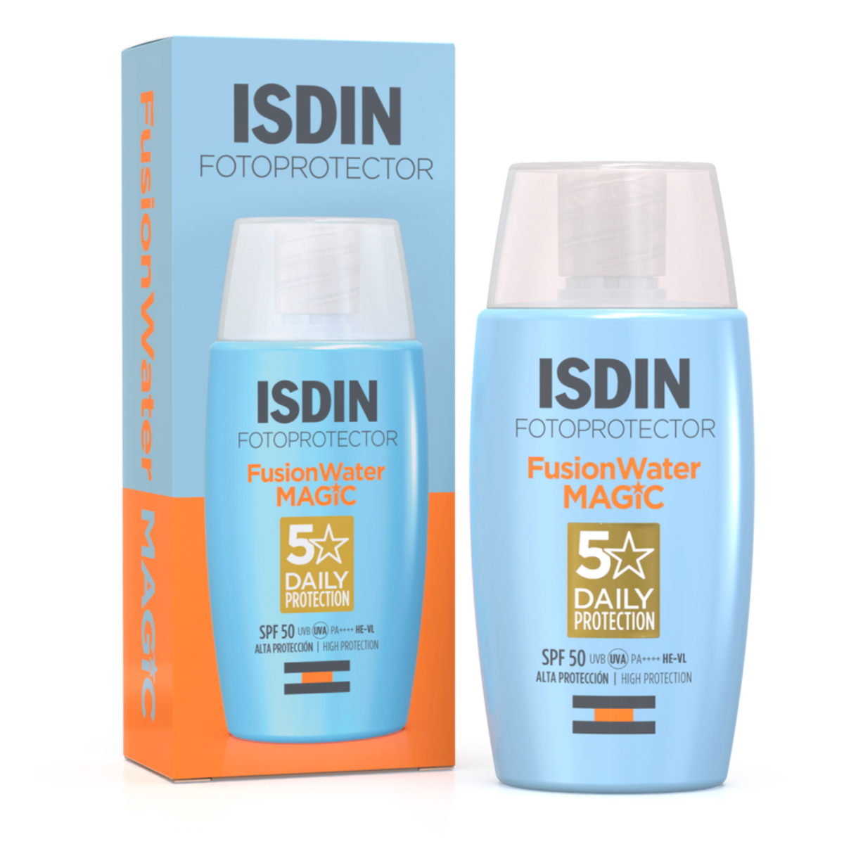 کرم ضد آفتاب فیوژن واتر spf50 بدون رنگ ایزدین اصل