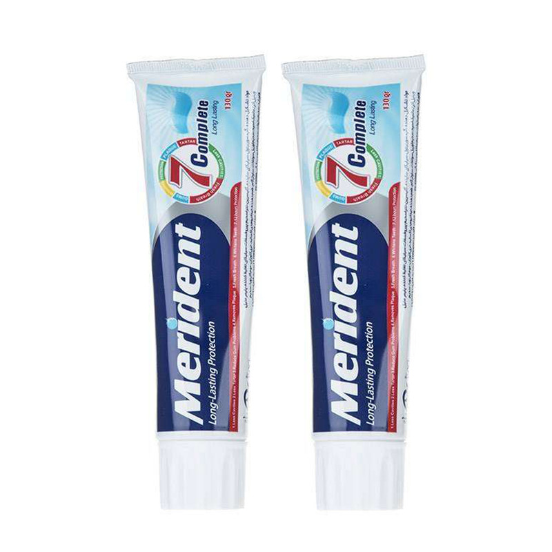 خمیر دندان مریدنت مدل 7 Complete وزن 130 گرم بسته 2 عددی اصل
