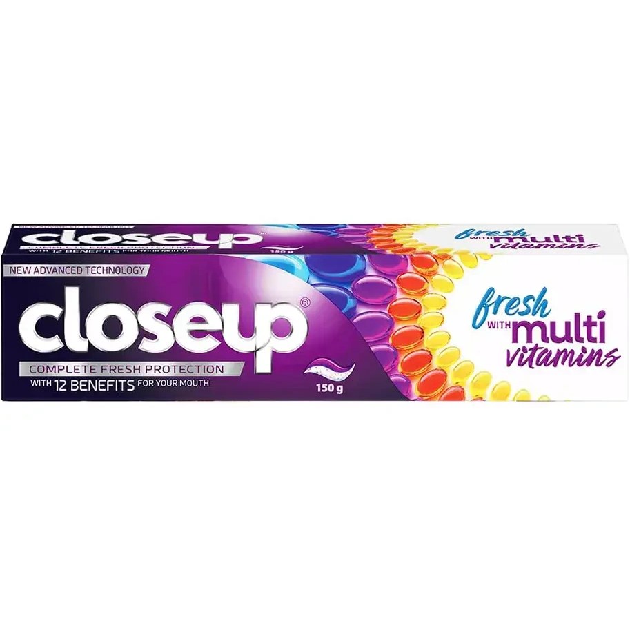 خمیردندان کلوزآپ (Closeup) مدل Fresh Multivitamin Complete Fresh Protection وزن 160 گرم اصل